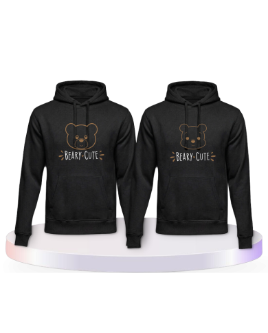 Partnerlook Hoodies mit Beary Cute Bear Family | Paarpulli