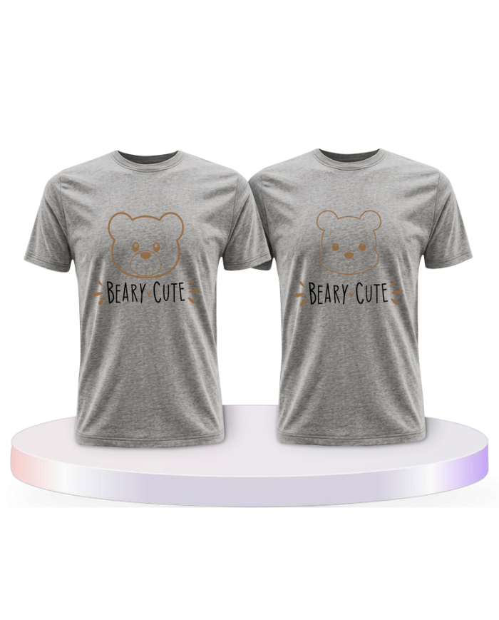 Beary Cute Pärchen T-Shirts Bear Family | Paarpulli