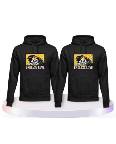 Gemeinsamer Look: Endless Love Hoodies | Paarpulli