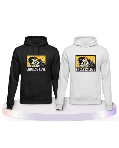 Gemeinsamer Look: Endless Love Hoodies | Paarpulli