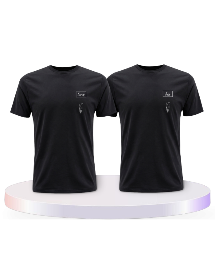 Hers and His Couple T-Shirts kaufen | Paarpulli