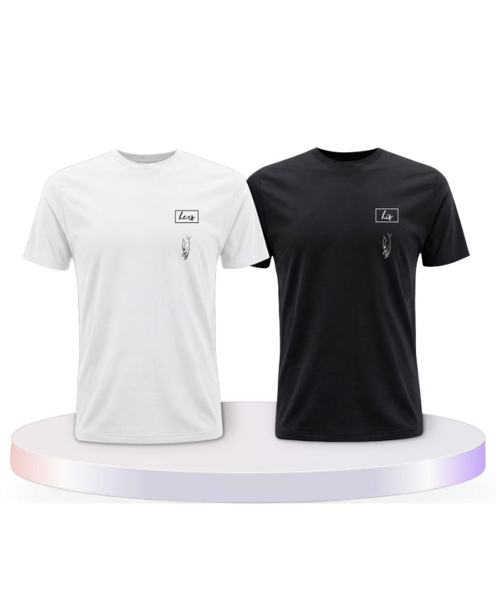 Hers and His Couple T-Shirts kaufen | Paarpulli