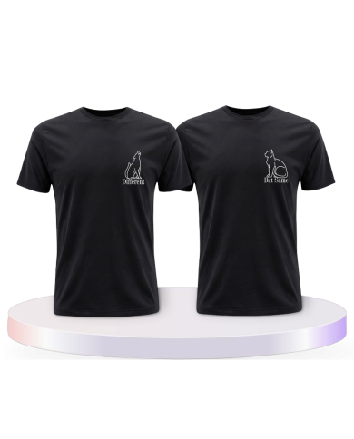 Gemeinsamer Look: Different but Same T-Shirts | Paarpulli