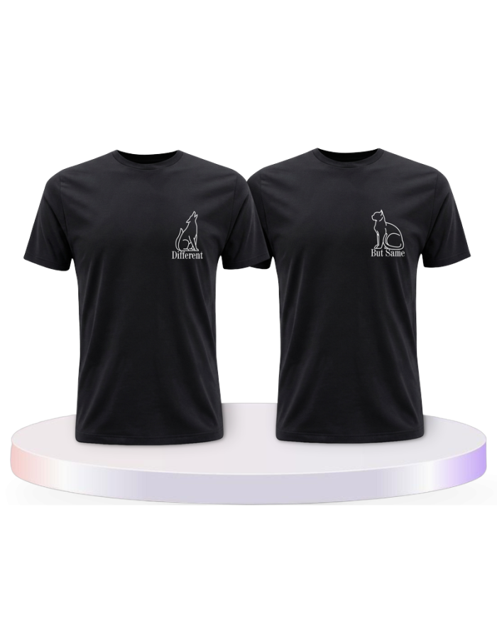 Gemeinsamer Look: Different but Same T-Shirts | Paarpulli