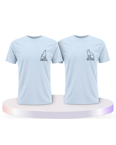 Gemeinsamer Look: Different but Same T-Shirts | Paarpulli
