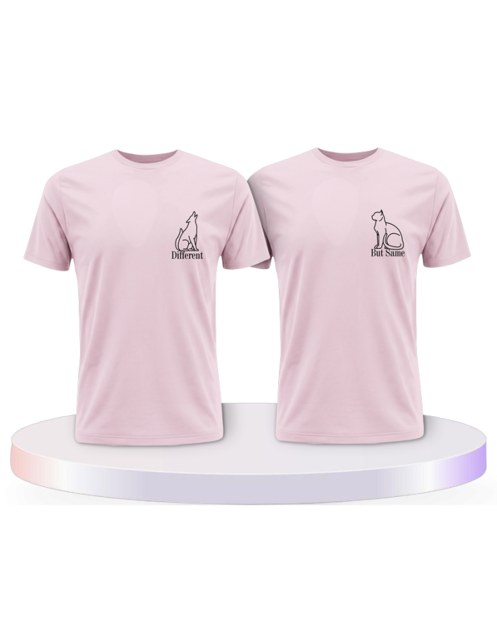 Gemeinsamer Look: Different but Same T-Shirts | Paarpulli