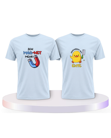 Ich mag net mehr Psychisch am Ente Couple T-Shirts kaufen | Paarpulli