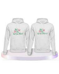 Ho ho hol mein Bier! / Prosecco! Christmas Pärchen Hoodies | Paarpulli