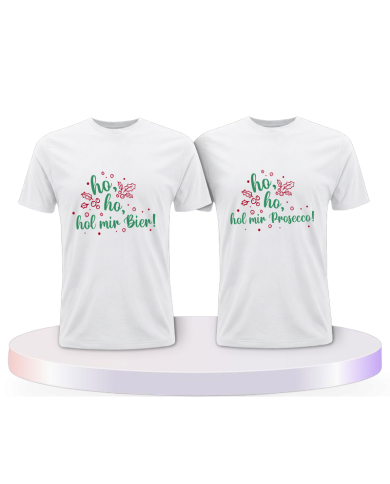 Ho ho hol mein Bier! / Prosecco! Christmas Partner | Paarpulli