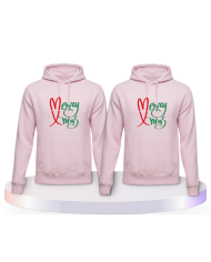 Gemeinsamer Look: Merry X Mas Christmas Hoodies | Paarpulli