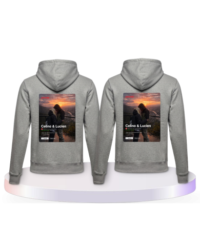 Gemeinsamer Look: Lovestory Personal Cover Hoodies | Paarpulli