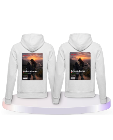 Gemeinsamer Look: Lovestory Personal Cover Hoodies | Paarpulli