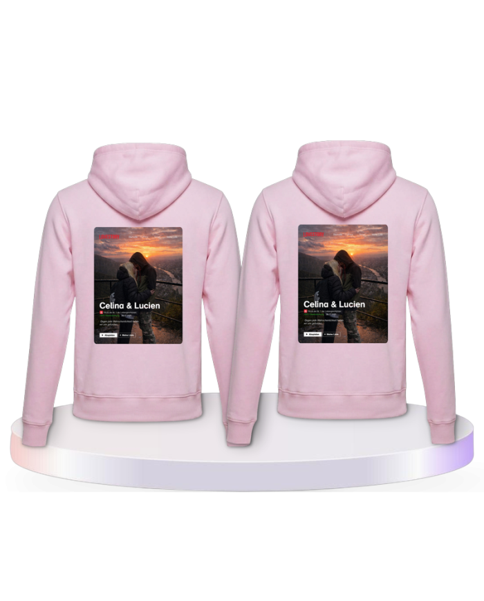 Gemeinsamer Look: Lovestory Personal Cover Hoodies | Paarpulli