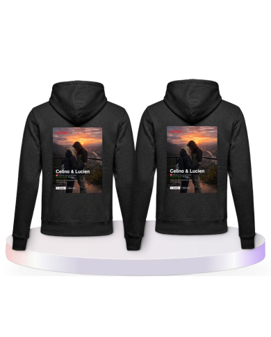Gemeinsamer Look: Lovestory Personal Cover Hoodies | Paarpulli