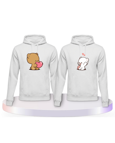 Milk and Mocha Pärchen Hoodies | Paarpulli