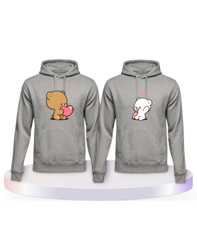 Milk and Mocha Pärchen Hoodies | Paarpulli