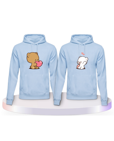 Milk and Mocha Pärchen Hoodies | Paarpulli