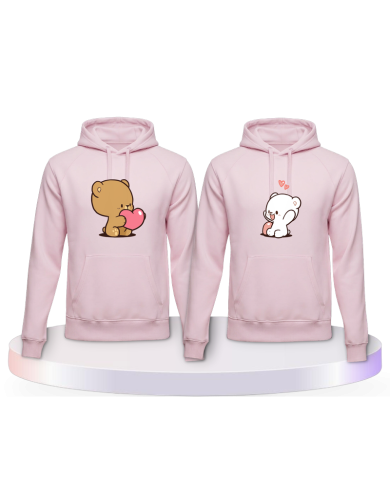 Milk and Mocha Pärchen Hoodies | Paarpulli