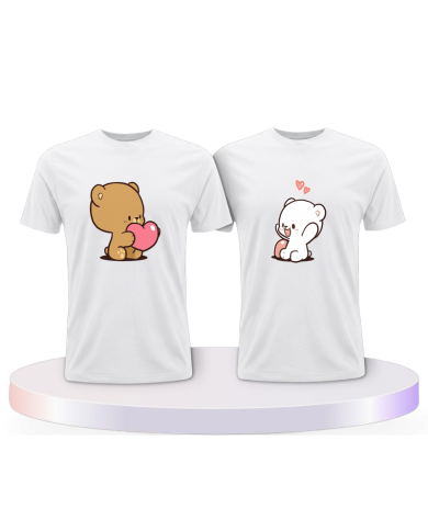 Milk and Mocha Couple T-Shirts kaufen | Paarpulli
