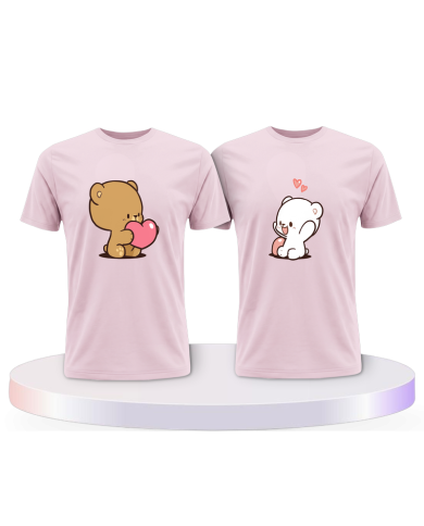 Milk and Mocha Couple T-Shirts kaufen | Paarpulli
