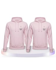 Partnerlook Hoodies mit Together Forever Händchen | Paarpulli