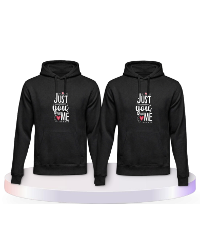Gemeinsamer Look: Just You and Me Hoodies | Paarpulli