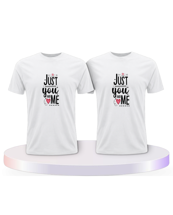 Just You and Me Pärchen T-Shirts | Paarpulli