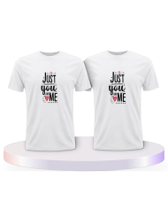 Just You and Me Pärchen T-Shirts | Paarpulli