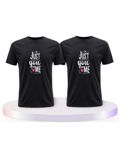 Just You and Me Pärchen T-Shirts | Paarpulli