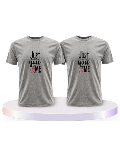 Just You and Me Pärchen T-Shirts | Paarpulli