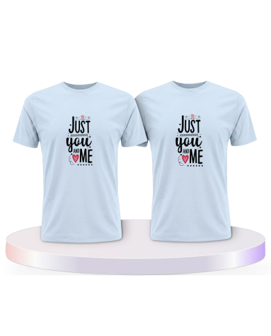 Just You and Me Pärchen T-Shirts | Paarpulli