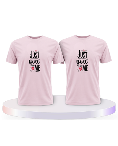 Just You and Me Pärchen T-Shirts | Paarpulli