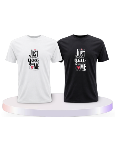 Just You and Me Pärchen T-Shirts | Paarpulli