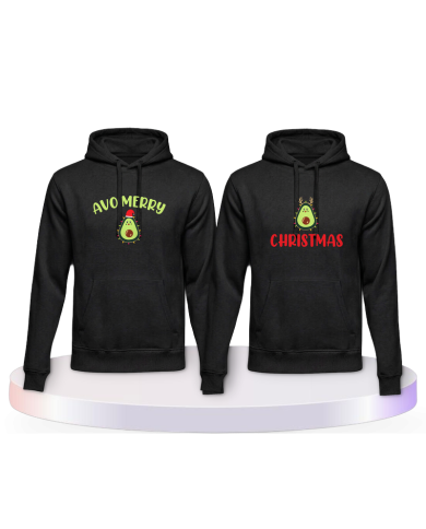 Gemeinsamer Look: Avo Merry Christmas Hoodies | Paarpulli