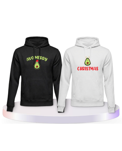 Gemeinsamer Look: Avo Merry Christmas Hoodies | Paarpulli