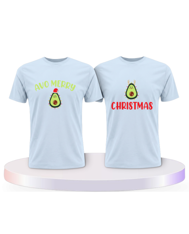 Avo Merry Christmas Pärchen T-Shirts | Paarpulli