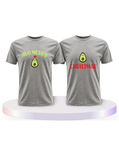 Avo Merry Christmas Pärchen T-Shirts | Paarpulli