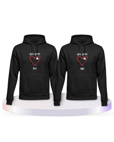 This is my Wifey and Hubby Couple Hoodies kaufen | Paarpulli