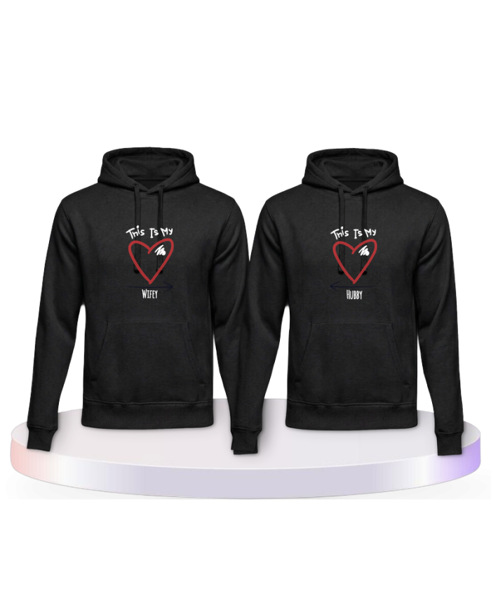 This is my Wifey and Hubby Couple Hoodies kaufen | Paarpulli