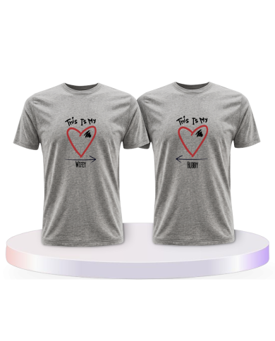 This is my Wifey and Hubby Couple T-Shirts kaufen | Paarpulli