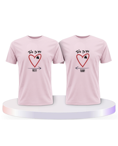 This is my Wifey and Hubby Couple T-Shirts kaufen | Paarpulli
