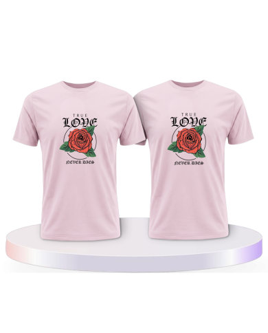 True Love never dies Couple T-Shirts kaufen | Paarpulli