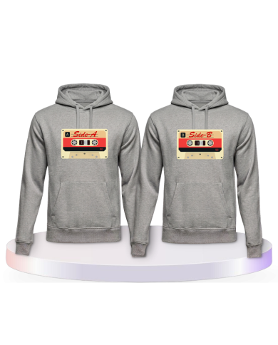 Gemeinsamer Look: Retro Kassetten Hoodies | Paarpulli