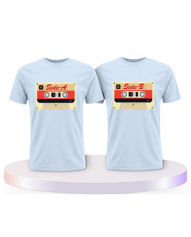 Retro Kassetten Pärchen T-Shirts | Paarpulli