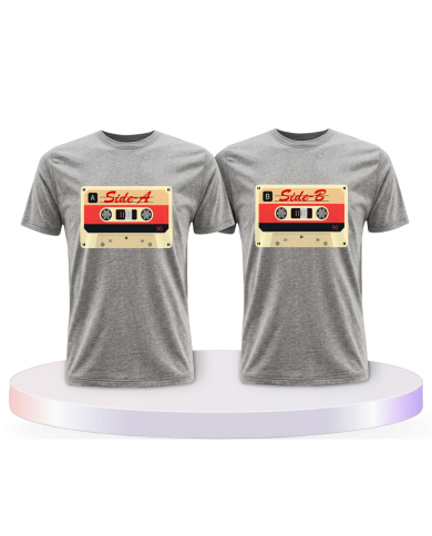 Retro Kassetten Pärchen T-Shirts | Paarpulli