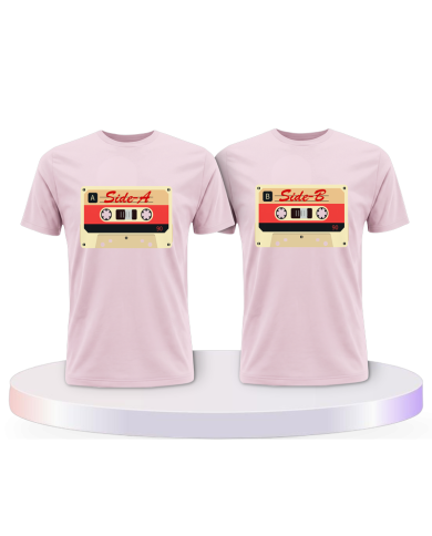 Retro Kassetten Pärchen T-Shirts | Paarpulli