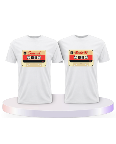 Retro Kassetten Pärchen T-Shirts | Paarpulli