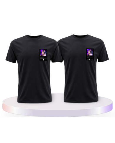 Partnerlook T-Shirts mit Songcover Personalisierbar | Paarpulli