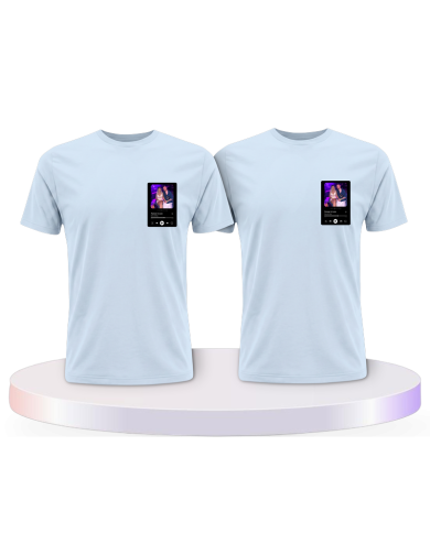 Partnerlook T-Shirts mit Songcover Personalisierbar | Paarpulli