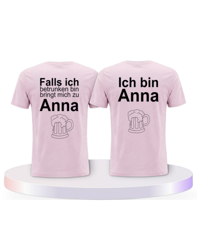 Gemeinsamer Look: Ich bin besoffen T-Shirts | Paarpulli